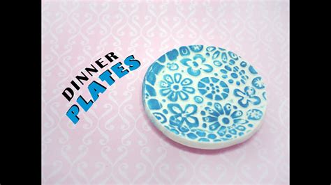 Clay Made Easy Dinner Plates Youtube