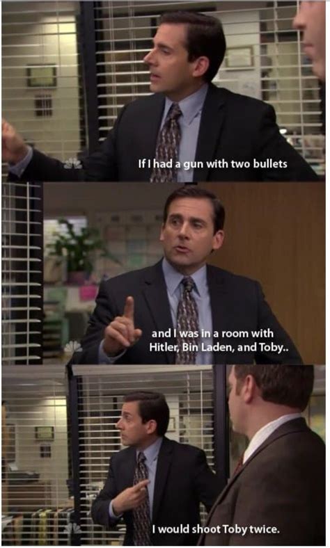 Michael And Toby The Office Funny Tv Show Quote Office Memes