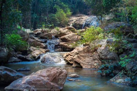Mae Sa Waterfall In Doi Suthep Stock Image Image Of Paradise Fall