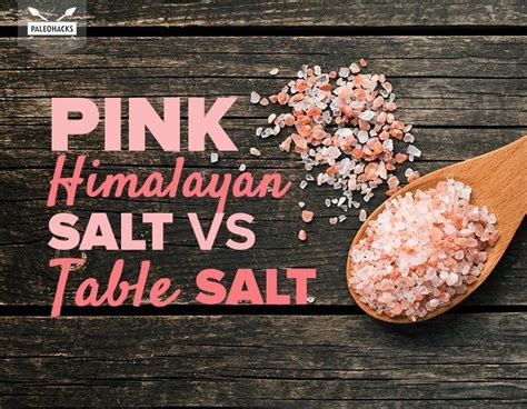 Table salt is more heavily processed to eliminate sea salt and table salt have the same basic nutritional value, despite the fact that sea salt is often seasons, condiments, and beverages. Pink Himalayan Salt VS Table Salt | Himalayan pink salt ...