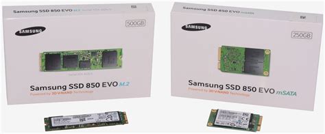 Samsung 850 Evo M2 500gb And 850 Evo 250gb Msata Review Techspot