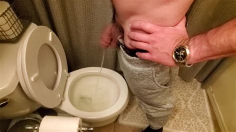 My Boyfriend Peeing With No Hands Free Pee Piss In Toilet Pornhub