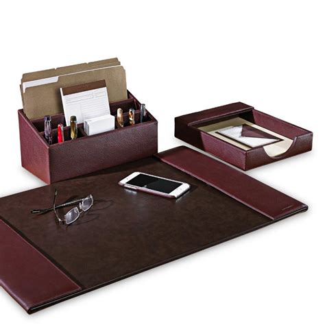 Ships free orders over $39. Bomber Jacket Desk Set, Three Pieces - Leather Desk ...