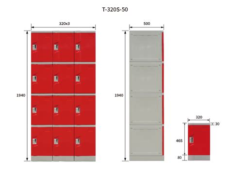 Abs Plastic Locker T 320s 50 Four Tiers Plastic School Lockers