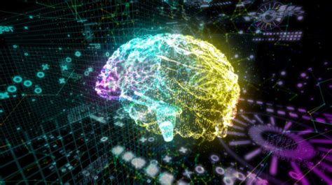 Futuristic Brain Hologram Motion Graphics Videohive