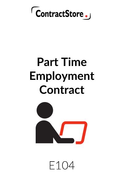 An employment contract is a written employment agreement documenting the shared rights and what an employment contract costs. Part Time Employment Contract Template | ContractStore