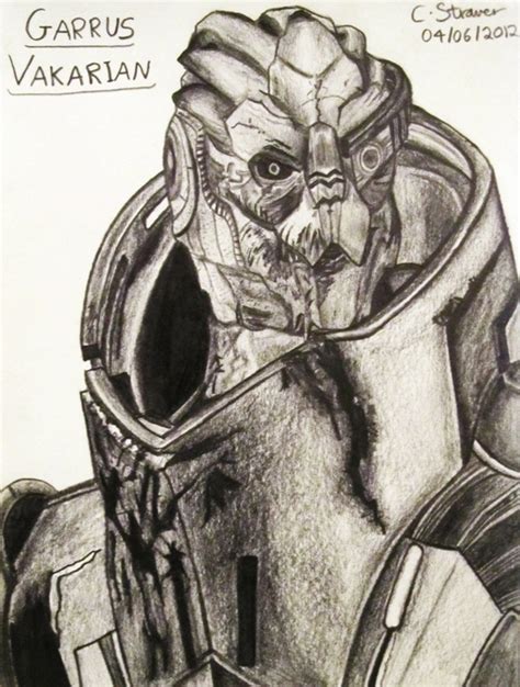 Mass Effect Garrus Sketch By Lethalchris On Deviantart