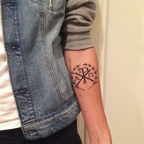 Tattooed angels range from cute portraits: 50+ Chi Rho Tattoo Designs and Meanings