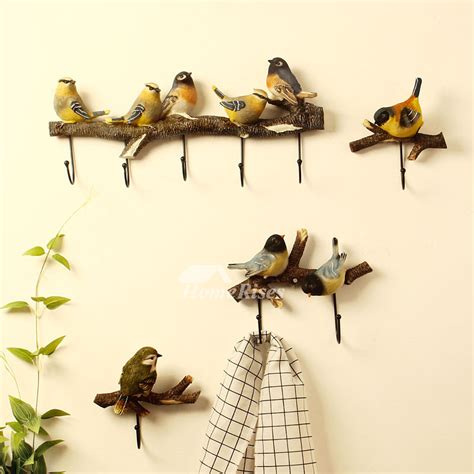 Maybe you would like to learn more about one of these? Metal Wall Hooks Resin Bird Coat Key Rustic Decorative ...
