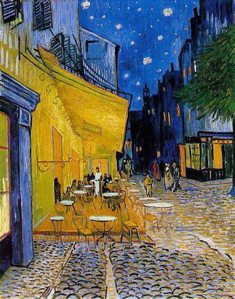 Vincent Van Gogh The Cafe Terrace Painting Framed Paintings For Sale