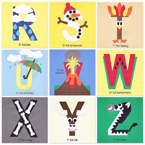Maybe you would like to learn more about one of these? A to Z Alphabet Art Template, Upper Case Letters Bundle ...