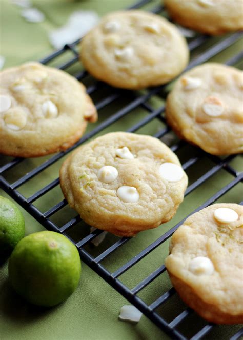 White Chocolate Coconut Key Lime Cookies Confessions Of A Confectionista