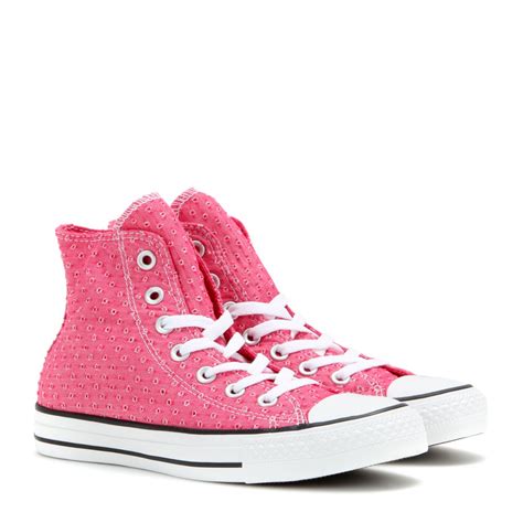 Converse Chuck Taylor All Star High Top Sneakers In Purple Lyst