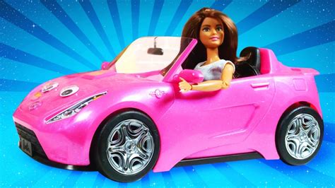 Barbie And A Pink Car At The Car Service Barbie Videos Youtube