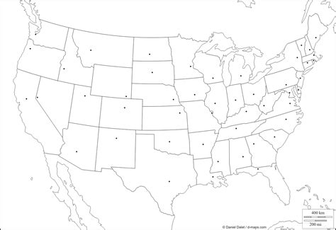 Mapa De Estados Unidos Con Nombres Y Capitales Para Imprimir Images