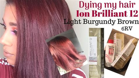 Dying My Hair Light Burgundy Brown Youtube