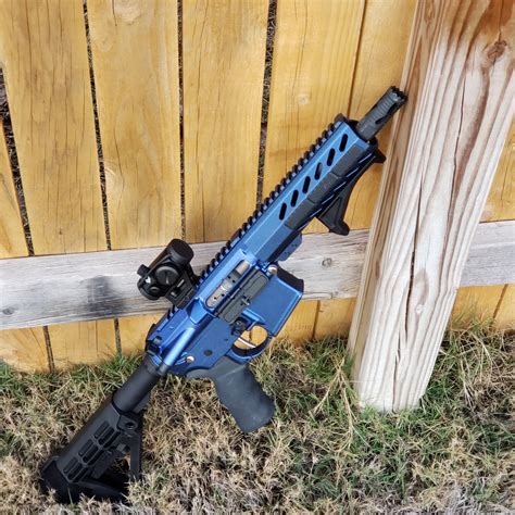 Cobalt Blue 556 Ar Pistol Rar15