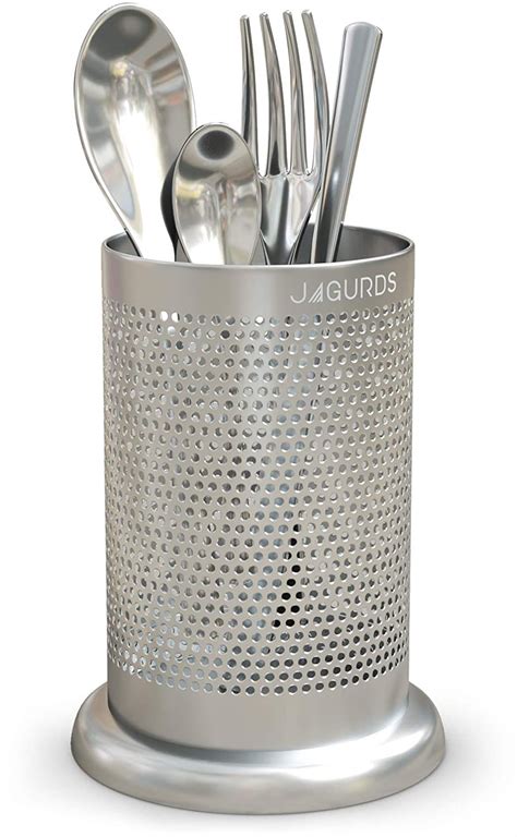 Perfect size for my kitchen toolsfairwardi bought this a week back to replace an old plastic holder. Jagurds Stainless Steel Utensil Holder - Rust-Proof ...