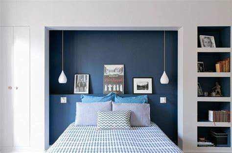 Camera da letto composizione fissa, realizzata con materiali nobilitati o laccati in mdf. 40 idee di lavori in cartongesso per la camera da letto ...