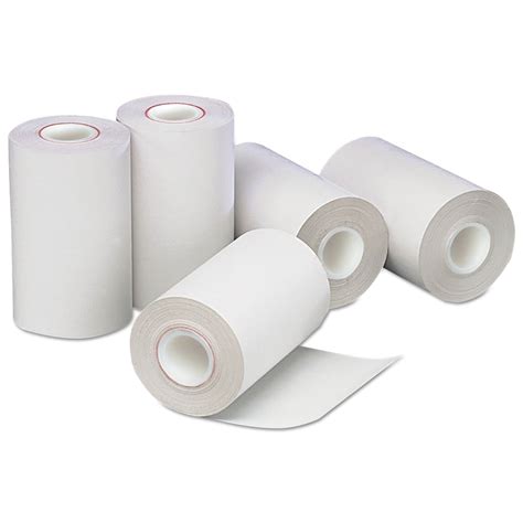 Pm Company Direct Thermal Printing Thermal Paper Rolls 2 1 4 X 55 Ft White 50 Carton