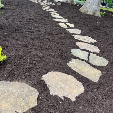 Stepping Stones Are A Great Way To Walk Through Your Yard With The Natural Look Stones Yard