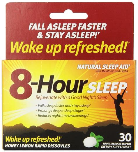 Natural Sleep Aid Dissolving Tablets 8 Hour Sleep