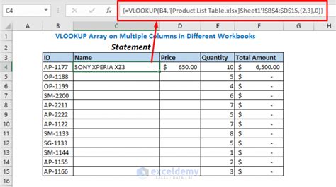 How To Use Vlookup For Multiple Columns In Excel Exceldemy