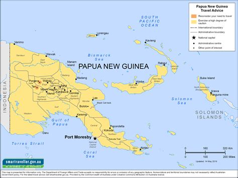Map Of Papua New Guinea World Map