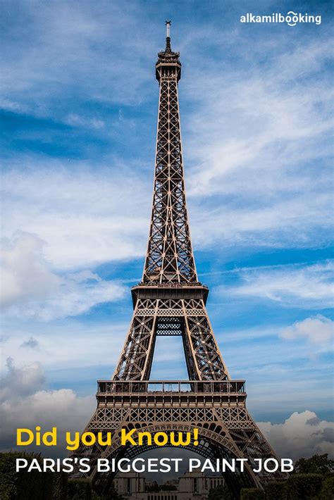 Once Every Seven Years The Eiffel Tower Gets A Fresh Paint Job It