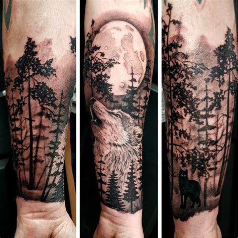 Details More Than 81 Wolf Forearm Tattoo Latest Vn