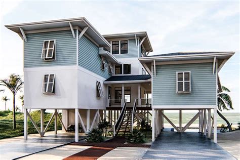 We find trully amazing photos to give you smart ideas, we hope you can inspired with these harmonious galleries. House Plan 963-00374 - Coastal Plan: 2,947 Square Feet, 5 Bedrooms, 4 Bathrooms in 2020 | Beach ...