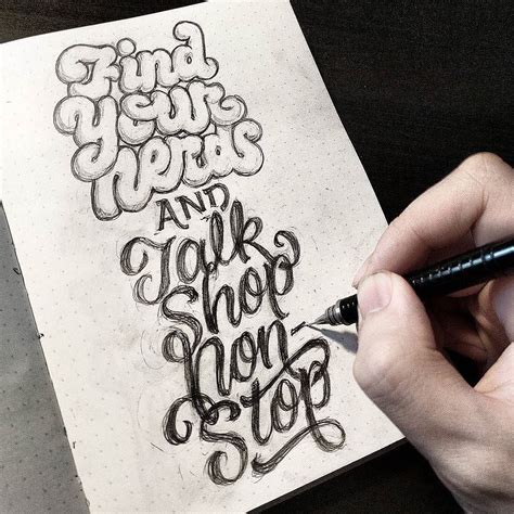 therewillbeeffects lettering design hand lettering inspiration hand lettering tutorial