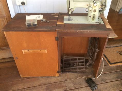 I Have A Singer 319 K Sewing Machine In Cabinet Containing Original Foot Treadle But Now