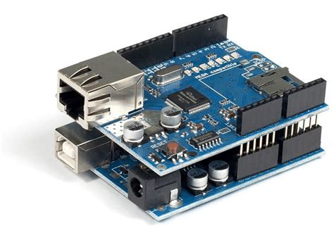 Arduino Uno Extended With Arduino Ethernet Shield Ntpronl