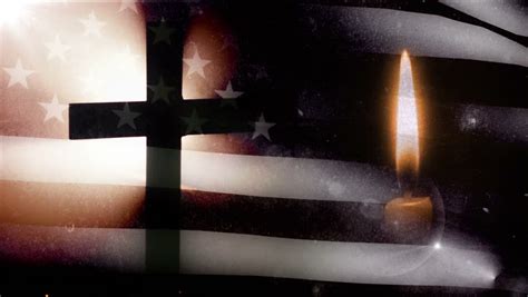 Memorial Day Cross With Us Stock Footage Video 100 Royalty Free
