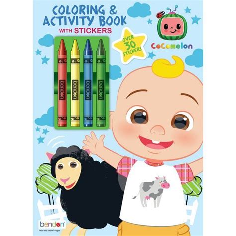Cocomelon Coloring Book With Crayons In 2022 Coloring Books Crayon