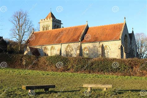 St Michaels And All Angels Hughenden Landscape Stock Photo Image Of