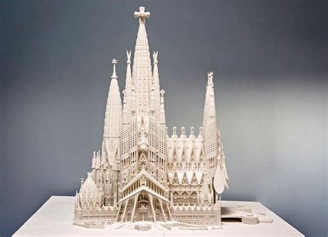 Authentic Guaranteed Spanish Cathedral Sagrada Familia 3d Paper Model
