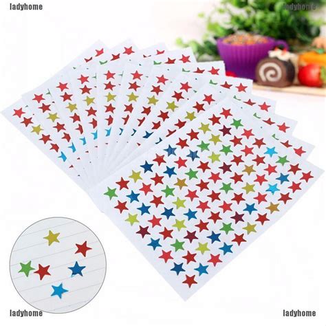 880pcs Star Shape Stickers Labels For School Children Teacher Reward