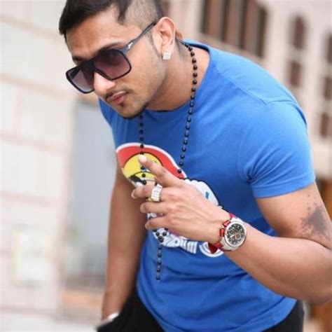 Honey Singh Hairstyle In Brown Rang