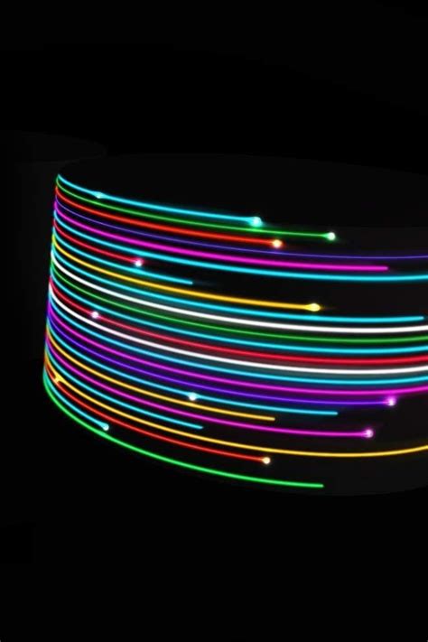 Glow Streaks iPhone Wallpaper HD