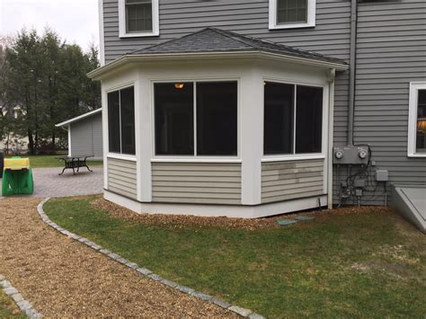 Enclosed Porch Addition And New Windows In Concord Mass Dlm Remodeling