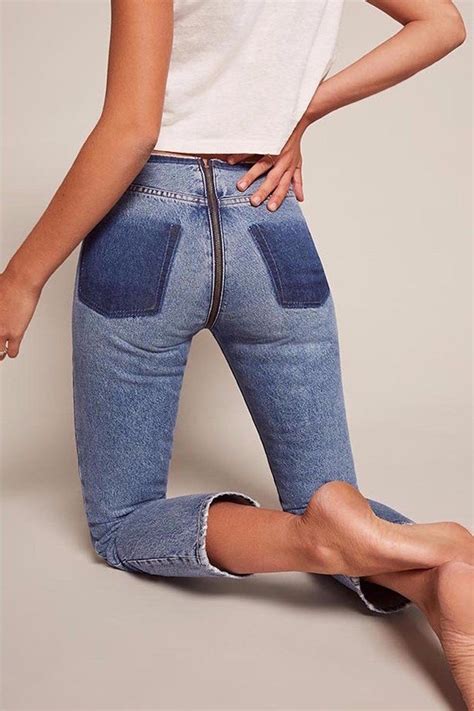 These Jeans Zip All The Way From Front To Back And Thats A No From Me Dawg Sexy Women Jeans