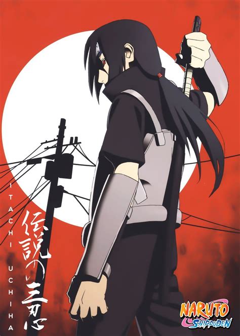 Anime Naruto Itachi Uchiha Poster By Baller 4ever Displate Itachi