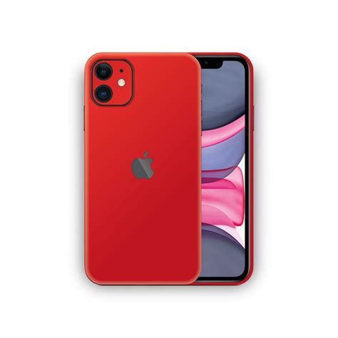 Apple Iphone 11 Matte Red Skin Ultra Skins