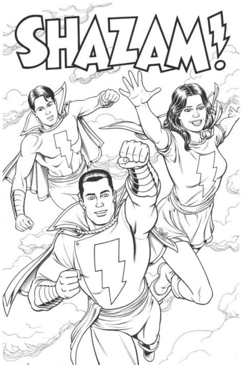 Dibujos De Shazam Volando 3 Para Colorear Para Colorear Pintar E Porn Sex Picture