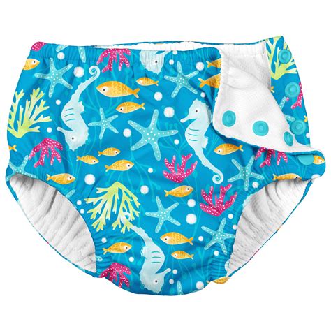 I Play Unisex Reusable Absorbent Baby Swim Diapers Swimming Suit