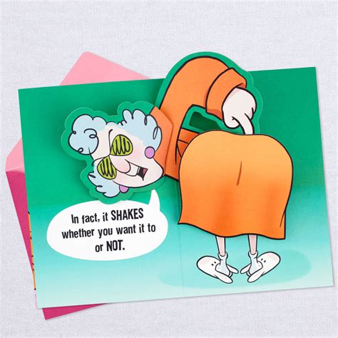 Maxine You Can Still Shake It Funny Pop Up Birthday Card Greeting