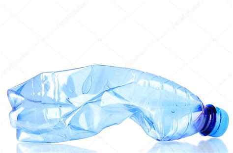 Botella De Plástico Vacía Arrugado — Foto De Stock © Belchonock 6818670