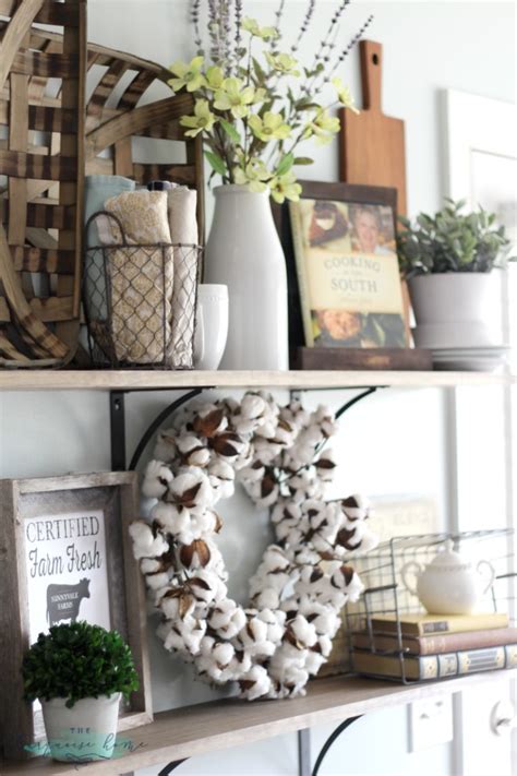 Check spelling or type a new query. Decorating Shelves in a Farmhouse Kitchen
